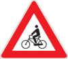 Moped Crossing Clip Art